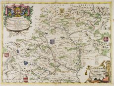 Vincenzo Maria Coronelli (1650-1718) MAP OF MORAVIA Venice, 2nd half of the 17th centuryHand-col