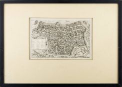 Matthäus Merian (1593-1650) AUGUSTA VINDELICORUM, AUGSPURG 1633Engraving on paper, 20x31 cm (46x