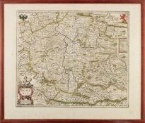 Pavel Aretin of Ehrenfeld (1570-1640) Johannes Janssonius (1588-1664) MAPA BOHEMIA 17th centuryH