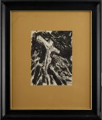 František Bílek (1872-1941) GOLGOTHA 1924Ink on paper, 21.5x16.5 cm (47x40 cm), signed with mono