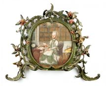 Unknown author MARIE LUDMILA LOBKOWICZ 1769Oil on canvas, 41x37,5 cm (55x79 cm). Paper with text