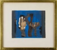 Jenny Hladíková (1930-2022) STRANGE PLANTS 1966Woodcut on paper, 18x22 cm (32x37 cm), numbered i