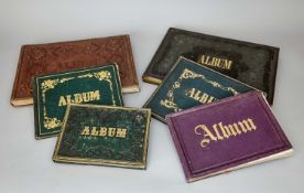 Album amicorum - Sammlung von 8 Freundschaftsalben und 1 Stammbuchkassette