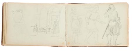 Rahl - Skizzenbuch eines Künstlers (Carl Rahl?) auf Italienreise.