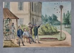 Böhmen - Thun - Album mit 114 Darstellungen aus dem Militär,