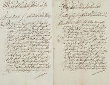 Fischereidiebstahl - Mähren - 3 Briefe und Kanzleikopie.