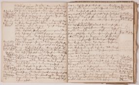 Liegnitz - Tagebuchnotizen einer Dame in 2 Heften. Deutsche Handschriften