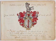 Album amicorum - Freundschaftsalbum des Johann Jakob von Putz.