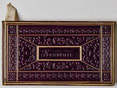 Album amicorum - "Souvenir" (Deckeltitel).