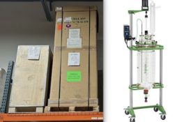 New/Unused ChemGlass 50L Cylindrical Jacketed Process Reactor. Model CG-1968