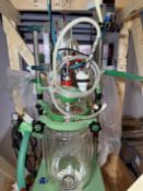 Used ChemGlass 15 L Cylindrical Jacketed Process Reactor. Model CG-1964 CG-1965