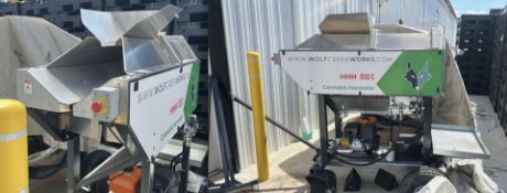 Used Wolf Creek Works Cannabis Harvester. Model HHH 850 C