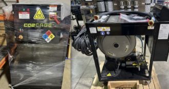 New/Unused ExtraktLAB CO2 Cage w/ C02 Pump Cart e-MPCart.