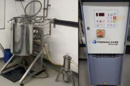 Used 30 Gal Aptia Reactor w/ ThermalCare Heater & Vac Pump. Model VCO-35