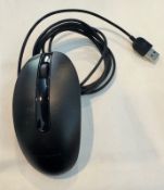 Lenovo Black LXH-EMS-10ZA USB Wired Wheel Mouse