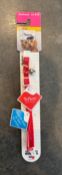 TEFLON BREAKAWAY SAFE CAT COLLAR RED SZ 8-12 WATER, STAIN & ODOR RESISTANT