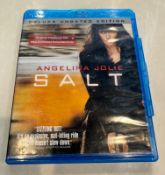 Salt (Blu-ray, 2010, Deluxe Unrated Edition) Angelina Jolie -Used