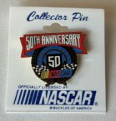 Nascar 50th Anniversary Collector Hat Lapel Pin