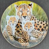 A Watchful Threesome Collectors Plate by RS Finney The Endangered Kingdom A431