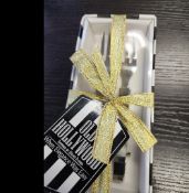 Thriftystone Custom Appetizer Forks "Old Hollywood " Set Of 2