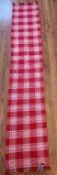 Xmas Table Runner 72 Inch x 13 Inch Red Home Dining Table Decor Made In India