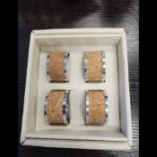 Thirstystone Napkin Holders Cork Set Of 4