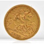 An Edward VII half sovereign, 1909.