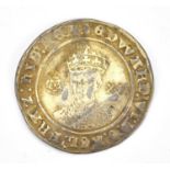 An Edward VI hammered shilling.