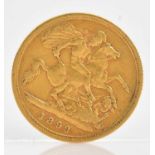 A Victoria half sovereign, 1893, old head.