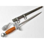 ALEX KOPPEL, SOLINGEN; a WWII German Third Reich Luftwaffe officer's dress dagger, the 24.5cm