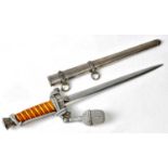WEYERSBERG KIRSCHBAUM & CIE; a WWII German Third Reich Heer officer's dress dagger, the 25cm
