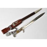 ALEXANDER COPPEL, SOLINGEN; a WWII German Third Reich police dress dagger, the 32cm single-edged