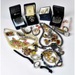 A Fletcher, London hallmarked silver full hunter pocket watch (af), together with a sterling