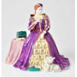 ROYAL WORCESTER FOR COMPTON & WOODHOUSE; a 'Mary Queen of Scots' figure by Martin Evans, limited