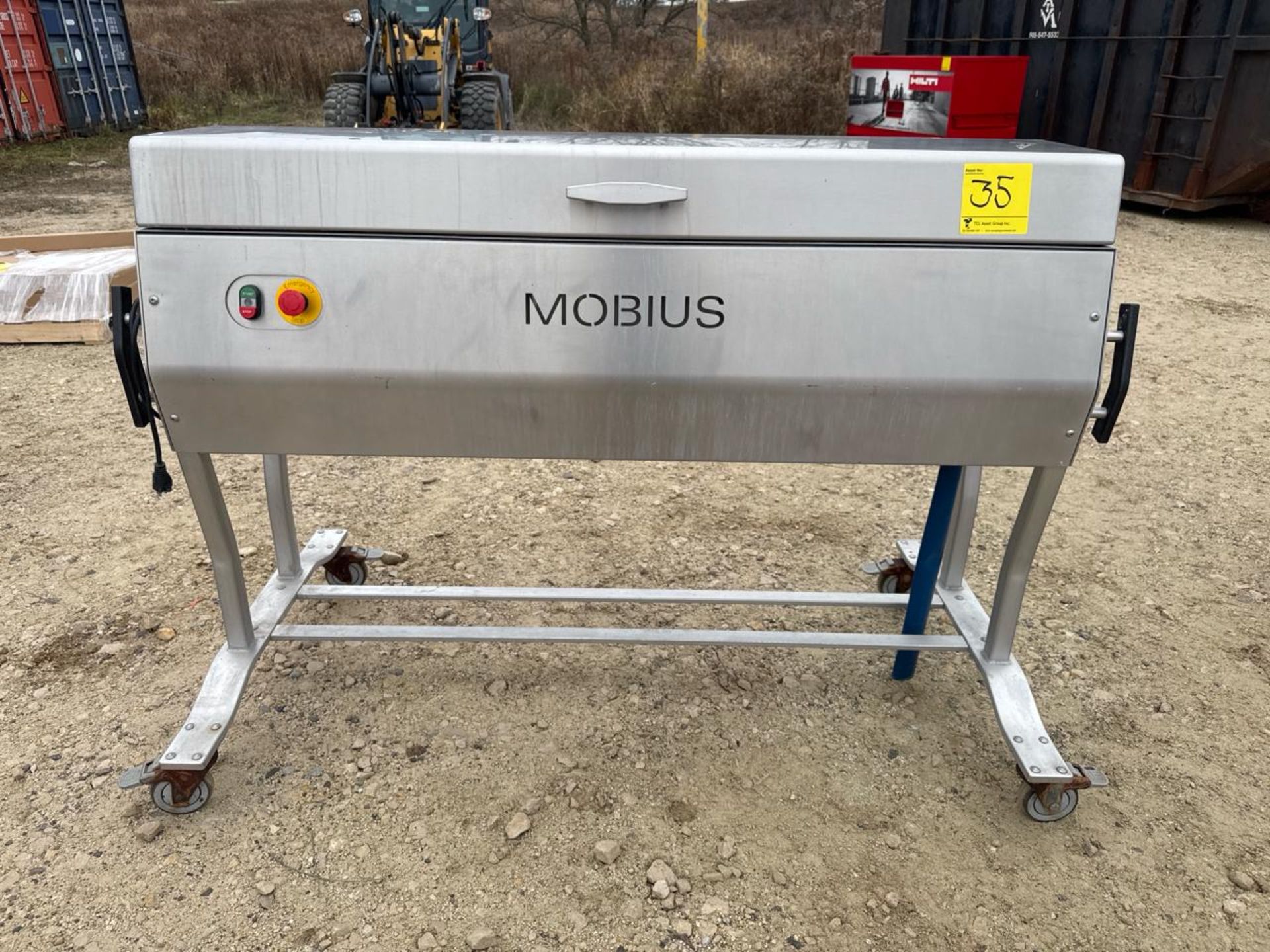 Mobius Tumbler and Brush Washer, ser. no. 000000118, stainless steel ...