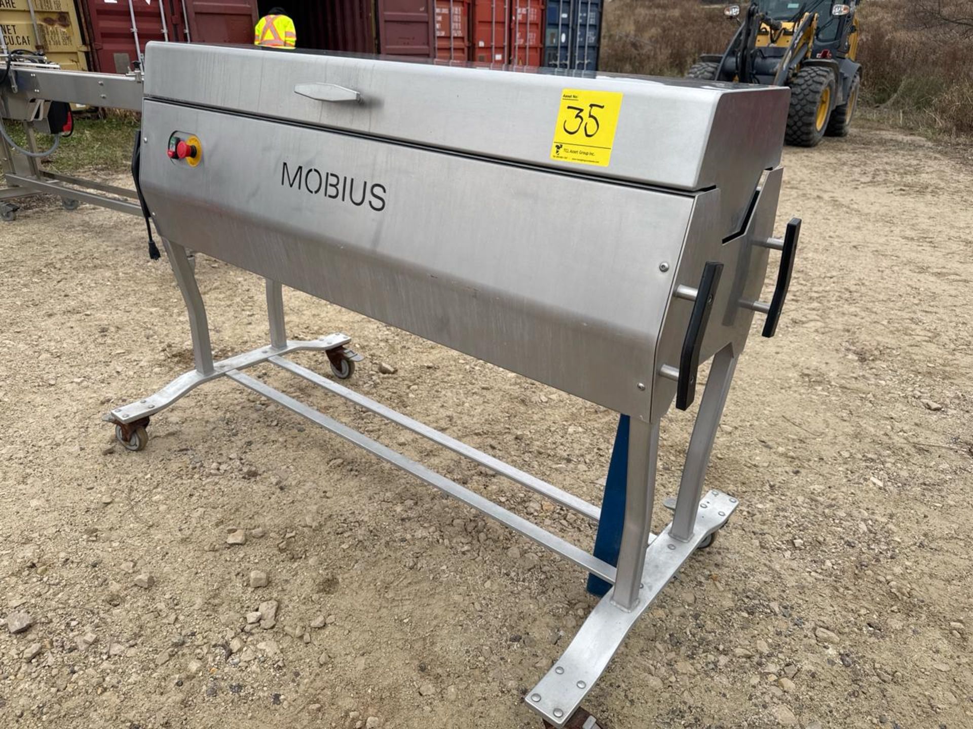 Mobius Tumbler and Brush Washer, ser. no. 000000118, stainless steel ...