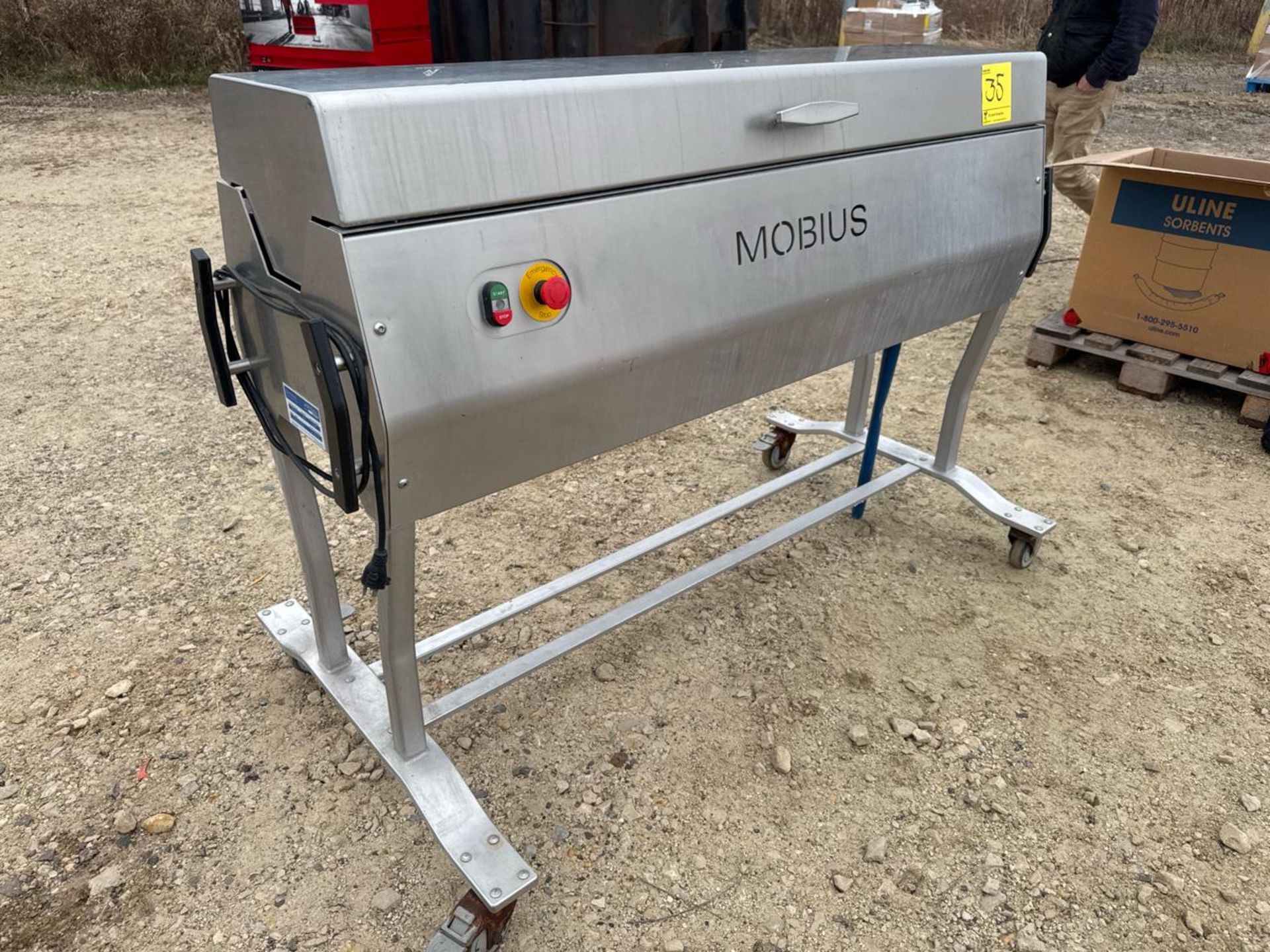 Mobius Tumbler and Brush Washer, ser. no. 000000118, stainless steel ...