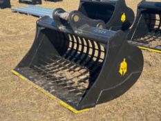 NEW TROJAN 72IN. SCREENING BUCKET EXCAVATOR BUCKET 80mm pins fits to: Cat 320/321/323, Hyundai R2...
