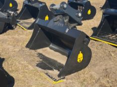 NEW TROJAN 60IN. TILTING BUCKET EXCAVATOR BUCKET 65mm pins fits to: Cat 311/312/313/314, Kobelco