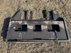 NEW 45IN. FORK FRAME W/ 42IN. FORKS SKID STEER ATTACHMENT