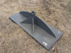 NEW LANDHONOR UHA-16-3000G 2IN. RECEIVER HITCH ADAPTER SKID STEER ATTACHMENT