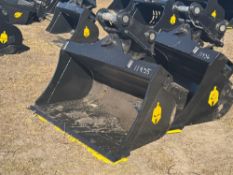 NEW TROJAN 60IN. TILTING BUCKET EXCAVATOR BUCKET 65mm pins fits to: Cat 311/312/313/314, Kobelco