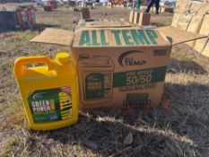 NEW ANTI FREEZE (6 GALLONS PER LOT) NEW SUPPORT EQUIPMENT