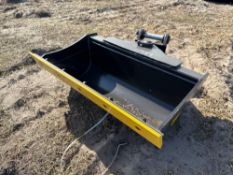 NEW TROJAN 42IN. TILTING BUCKET EXCAVATOR BUCKET 45mm pins fits to: Cat 305, 305.5, Komatsu