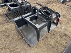 NEW LANDHONOR MGB-72-44W GRAPPLE BUCKET SKID STEER ATTACHMENT