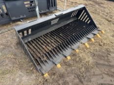 NEW LANDHONOR RB-14-72W 72IN. ROCK BUCKET SKID STEER ATTACHMENT