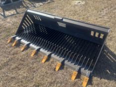 NEW LANDHONOR RB-14-78W 78IN. ROCK BUCKET SKID STEER ATTACHMENT