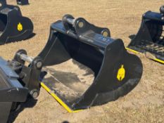 NEW TROJAN 72IN. CLEAN UP BUCKET EXCAVATOR BUCKET 80mm pins fits to: Cat 320/321/323, Hyundai R210,