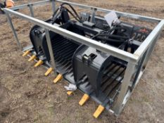 NEW LANDHONOR RGB-11-72W GRAB BUCKET SKID STEER ATTACHMENT