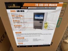 NEW LANDHONOR LHR-IM18 70LB ICE MAKER NEW SUPPORT EQUIPMENT